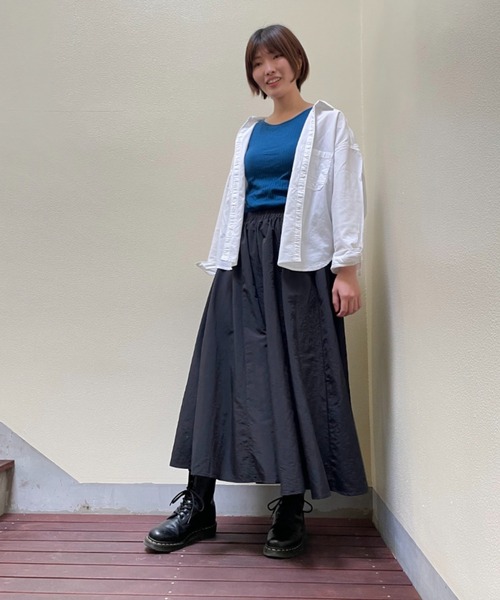 ｔｏｌｅｎｅ（トレネ）の「たっぷりフレアスカート（スカート・レディース・ブルー/ブラック/グリーン/オレンジ・FREE）」の8枚目の写真