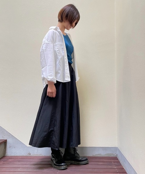 ｔｏｌｅｎｅ（トレネ）の「たっぷりフレアスカート（スカート・レディース・ブルー/ブラック/グリーン/オレンジ・FREE）」の9枚目の写真