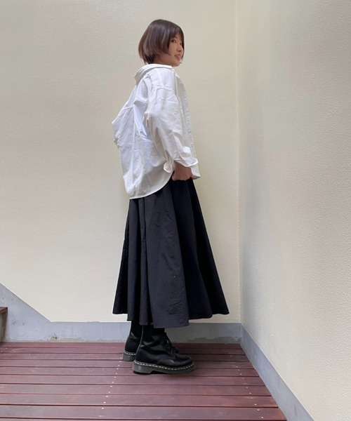 ｔｏｌｅｎｅ（トレネ）の「たっぷりフレアスカート（スカート・レディース・ブルー/ブラック/グリーン/オレンジ・FREE）」の10枚目の写真