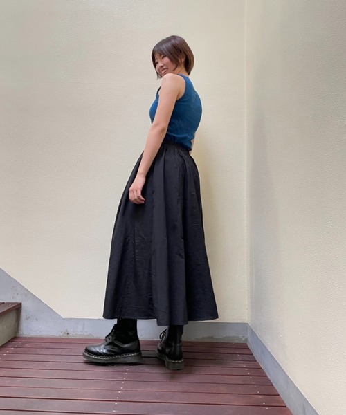 ｔｏｌｅｎｅ（トレネ）の「たっぷりフレアスカート（スカート・レディース・ブルー/ブラック/グリーン/オレンジ・FREE）」の20枚目の写真