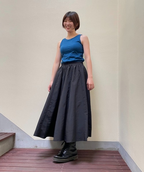 ｔｏｌｅｎｅ（トレネ）の「たっぷりフレアスカート（スカート・レディース・ブルー/ブラック/グリーン/オレンジ・FREE）」の21枚目の写真