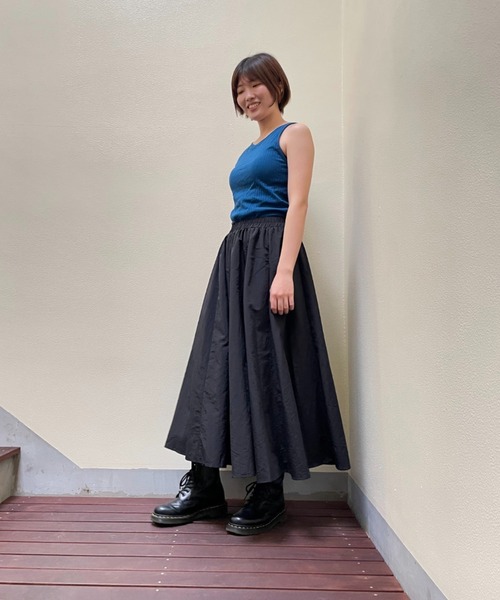 ｔｏｌｅｎｅ（トレネ）の「たっぷりフレアスカート（スカート・レディース・ブルー/ブラック/グリーン/オレンジ・FREE）」の15枚目の写真