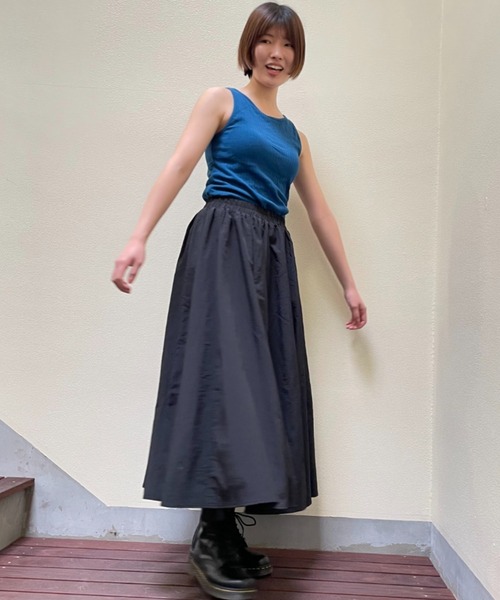 ｔｏｌｅｎｅ（トレネ）の「たっぷりフレアスカート（スカート・レディース・ブルー/ブラック/グリーン/オレンジ・FREE）」の18枚目の写真