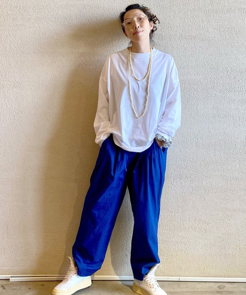 ジャーナルスタンダードラックス | ポプリンタックパンツ JOURNAL STANDARD LUXE（ジャーナルスタンダード ラックス）の