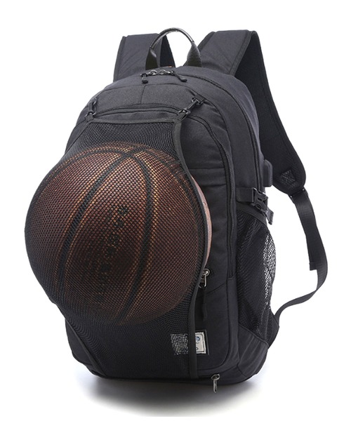 florist（フローリスト）の「【4タイプ展開】ボール収納付き！ユニセックス スマートリュック/バックパック/スポーツバッグ（バックパック/リュック・レディース・グレー系1/ブラック系4/ブラック系3/ブラック系2/グレー系4/グレー系3・FREE）」の3枚目の写真