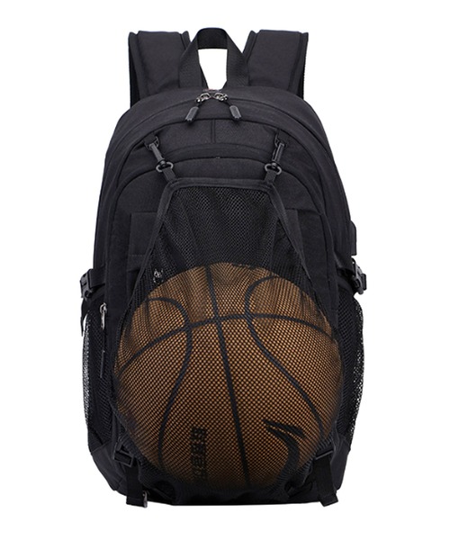 florist（フローリスト）の「【4タイプ展開】ボール収納付き！ユニセックス スマートリュック/バックパック/スポーツバッグ（バックパック/リュック・レディース・グレー系1/ブラック系4/ブラック系3/ブラック系2/グレー系4/グレー系3・FREE）」の4枚目の写真