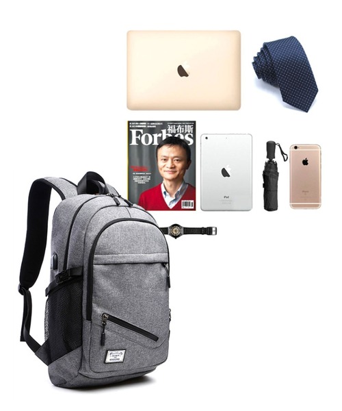 florist（フローリスト）の「【4タイプ展開】ボール収納付き！ユニセックス スマートリュック/バックパック/スポーツバッグ（バックパック/リュック・レディース・グレー系1/ブラック系4/ブラック系3/ブラック系2/グレー系4/グレー系3・FREE）」の11枚目の写真