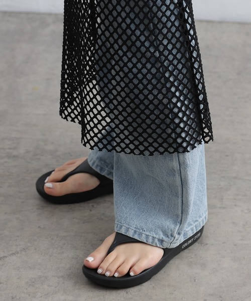 COLONY 2139（コロニートゥーワンスリーナイン）の「カットメッシュスカート（スカート・レディース・ホワイト/ブラック・FREE）」の10枚目の写真