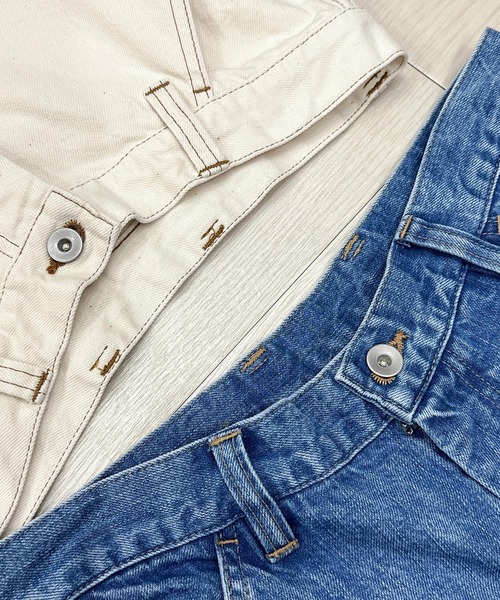 KIIT（キート）の「KIIT キート / DOUBLE KNEE CARGO PANTS ダブルニーカーゴパンツ / KIP-P94A-006（カーゴパンツ・メンズ・アイボリー・2/3/1）」の9枚目の写真