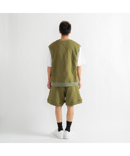 APPLEBUM（アップルバム）の「Quilting Vest（ベスト・メンズ・カーキ・X-LARGE/LARGE/MEDIUM）」の8枚目の写真