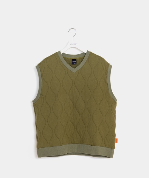 APPLEBUM（アップルバム）の「Quilting Vest（ベスト・メンズ・カーキ・X-LARGE/LARGE/MEDIUM）」の10枚目の写真
