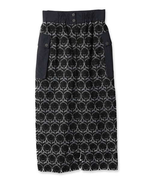 mintdesigns（ミントデザインズ）の「WALL PAPER SKIRT / ウォールペーパースカート（スカート・レディース・グレー/ブラック・2）」の20枚目の写真