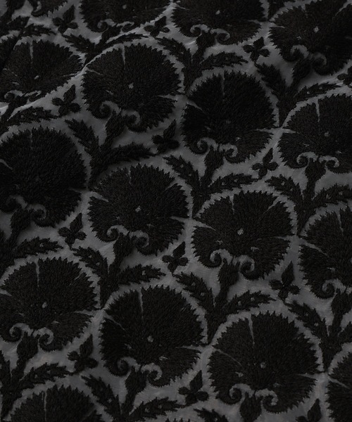 mintdesigns（ミントデザインズ）の「WALL PAPER SKIRT / ウォールペーパースカート（スカート・レディース・グレー/ブラック・2）」の7枚目の写真