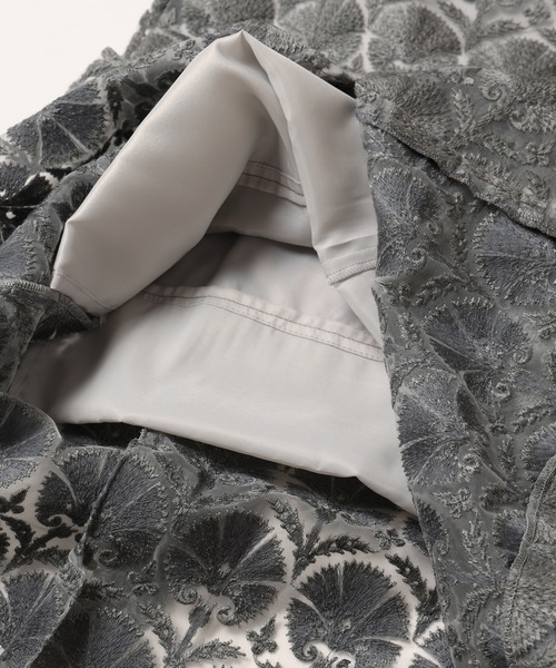 mintdesigns（ミントデザインズ）の「WALL PAPER SKIRT / ウォールペーパースカート（スカート・レディース・グレー/ブラック・2）」の10枚目の写真