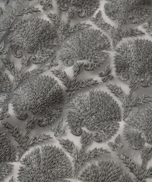 mintdesigns（ミントデザインズ）の「WALL PAPER SKIRT / ウォールペーパースカート（スカート・レディース・グレー/ブラック・2）」の11枚目の写真