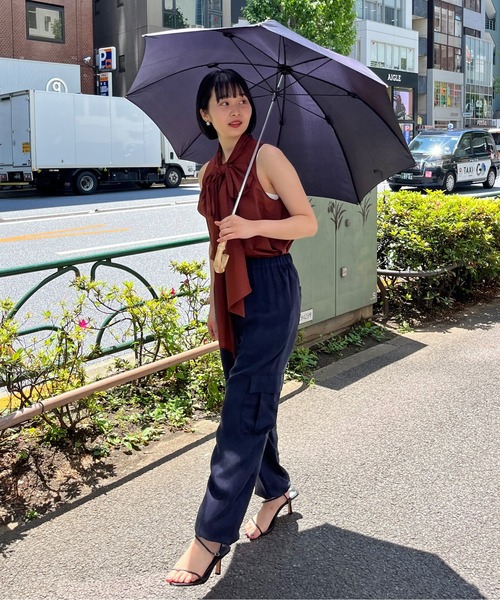 GALLARDAGALANTE(ガリャルダガランテ)の「《晴雨兼用》カバー付きアンブレラ【オンラインストア限定商品】(長傘・レディース・ネイビー/オレンジ/ミント/カーキ・FREE)」の16枚目の写真