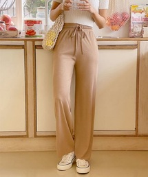 SONA ［160cm/170cm 身長別で選べる！]モチモチワイドパンツ