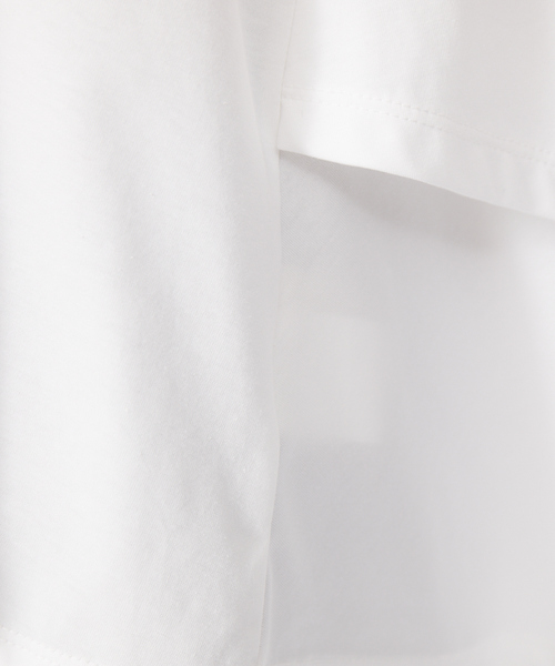 qualite(カリテ)の「タイプライターチュニックブラウス(シャツ/ブラウス・レディース・オフホワイト/イエロー系その他・フリー)」の4枚目の写真