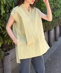 qualite | タイプライターチュニックブラウス(シャツ/ブラウス)