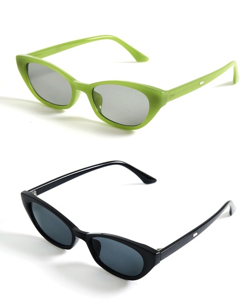 ANAP(アナップ)の「キャットアイサングラス(サングラス・レディース・ブラック/グリーン・FREE)」の7枚目の写真