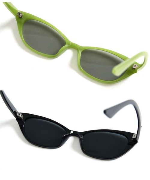 ANAP(アナップ)の「キャットアイサングラス(サングラス・レディース・ブラック/グリーン・FREE)」の8枚目の写真