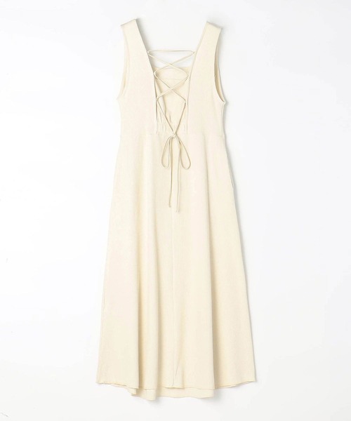 179/WG(イチナナキュウダブルジー)の「レースアップカットソーワンピース(ワンピース・レディース・オフホワイト/ブルー/ブラック・MEDIUM)」の19枚目の写真