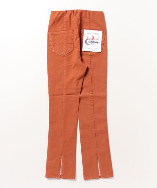 CIMARRON(シマロン)の「【 CIMARRON JEANS / シマロンジーンズ 】フィットフレアパンツ FIT FLARE PANTS 5191038 KFI(デニムパンツ・レディース・オレンジ/ライトグレー・24/25/26)」の6枚目の写真