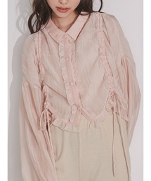 merry jenny | シアードロストショートブラウス(シャツ/ブラウス)