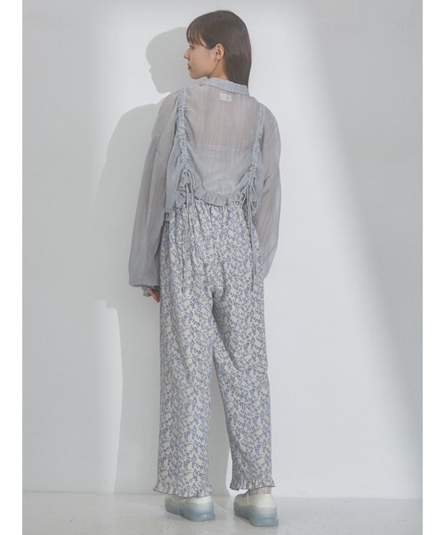 merry jenny（メリージェニー）の「シアードロストショートブラウス（シャツ/ブラウス・レディース・ピンク/クリーム/ブルー・FREE）」の10枚目の写真