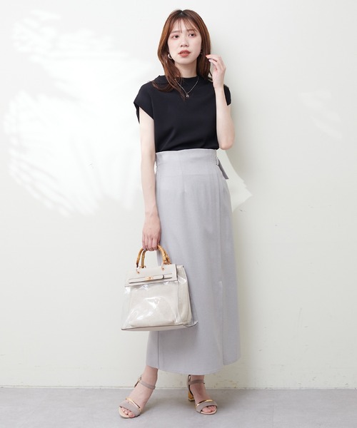 natural couture(ナチュラルクチュール)の「UV&接触冷感ゆるノースリニット(キャミソール・レディース・オフホワイト/ブラック/その他1/ブラウン/ピンク/グリーン・FREE)」の15枚目の写真