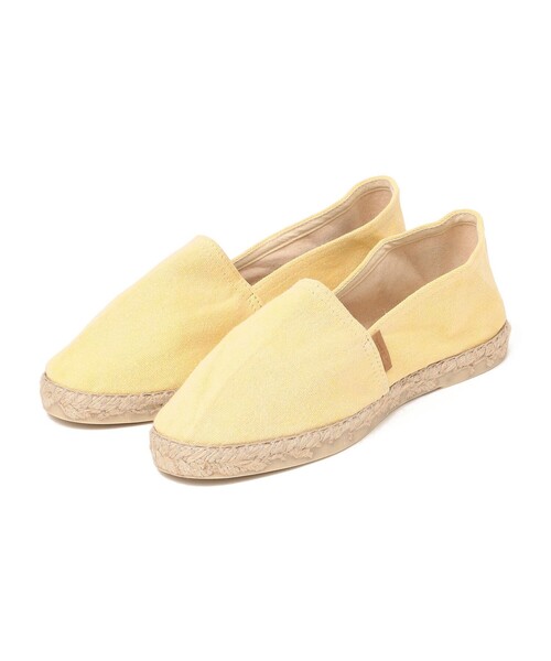 SHIPS（シップス）の「La Maison De L’Espadrille: カラー エスパドリーユ（スリッポン・レディース・ピンク/ライトイエロー・38/36/37）」の2枚目の写真