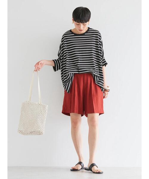 AMERICAN HOLIC（アメリカンホリック）の「リネンブレンドショートパンツ（その他パンツ・レディース・ブラック/レッド系その他5・M/L）」の15枚目の写真