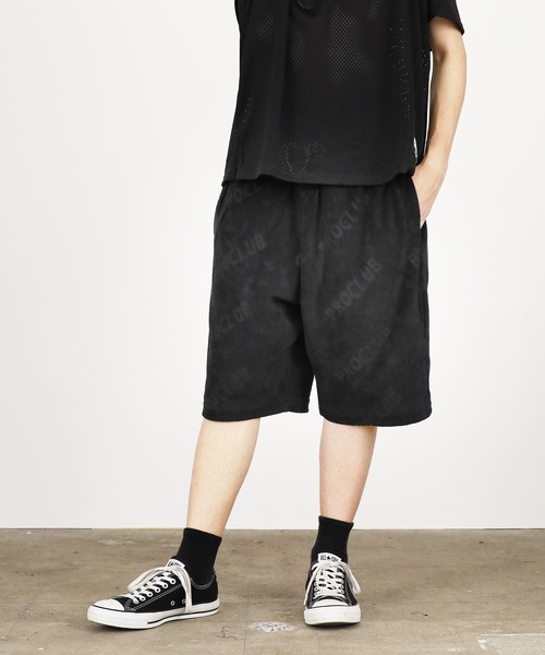 PRO CLUB （プロクラブ）の「Pro Club/プロクラブTERRY CLOTH SWEAT SHORT ショーツ ハーフパンツ ジムショーツ（その他パンツ・メンズ・ブラック/ヘザーグレー・M/L/XL）」の7枚目の写真