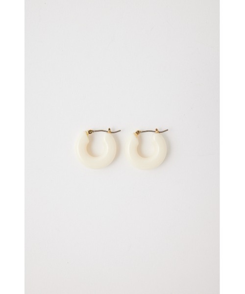 MOUSSY(マウジー)の「COLOR ROUND イヤリング(ピアス(両耳用)・レディース・イエロー/ホワイト/グリーン・FREE)」の8枚目の写真