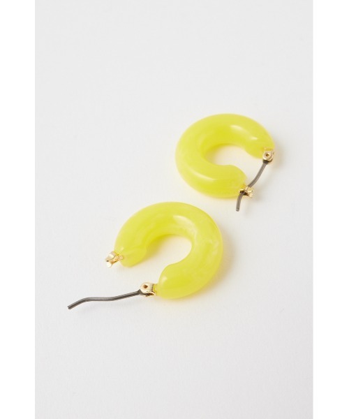 MOUSSY(マウジー)の「COLOR ROUND イヤリング(ピアス(両耳用)・レディース・イエロー/ホワイト/グリーン・FREE)」の13枚目の写真