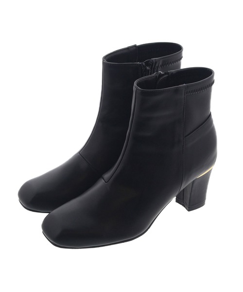 JELLY BEANS（ジェリービーンズ）の「【レイン対応】バックストレッチレインショートブーツ(415-10104)JELLY BEANS(ジェリービーンズ)（レインシューズ・レディース・ブラック/アイボリー/グレイッシュベージュ・S/M/L）」の11枚目の写真