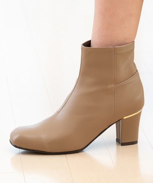 JELLY BEANS（ジェリービーンズ）の「【レイン対応】バックストレッチレインショートブーツ(415-10104)JELLY BEANS(ジェリービーンズ)（レインシューズ・レディース・ブラック/アイボリー/グレイッシュベージュ・S/M/L）」の18枚目の写真