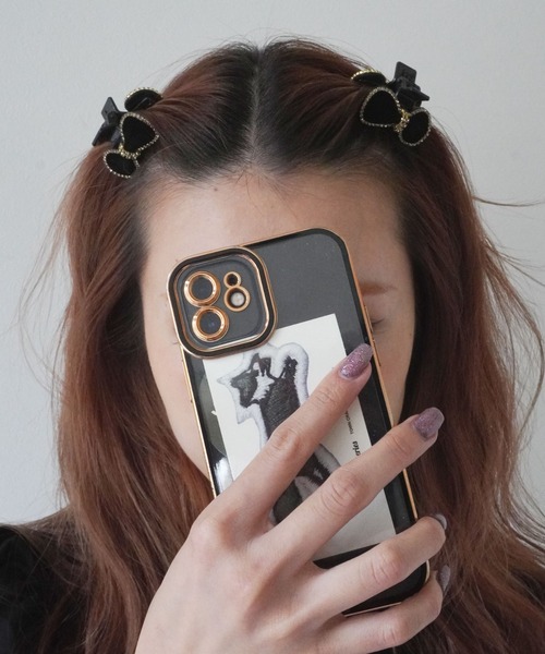Jelly moo(ジェリームー)の「【 Jelly moo / ジェリームー 】 ブラックカラー ヘアツメ 2点セット / ヘアクリップ / フォーマルアクセ(バレッタ/ヘアクリップ・レディース・ブラック系その他3/ブラック系その他5/ブラック系その他/ブラック/ブラック系その他2/ブラック系その他4・FREE)」の6枚目の写真