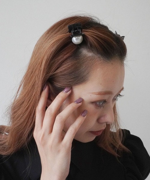 Jelly moo(ジェリームー)の「【 Jelly moo / ジェリームー 】 ブラックカラー ヘアツメ 2点セット / ヘアクリップ / フォーマルアクセ(バレッタ/ヘアクリップ・レディース・ブラック系その他3/ブラック系その他5/ブラック系その他/ブラック/ブラック系その他2/ブラック系その他4・FREE)」の9枚目の写真