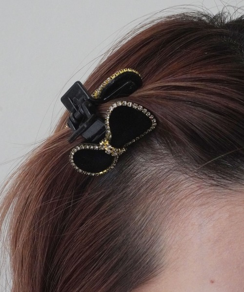 Jelly moo(ジェリームー)の「【 Jelly moo / ジェリームー 】 ブラックカラー ヘアツメ 2点セット / ヘアクリップ / フォーマルアクセ(バレッタ/ヘアクリップ・レディース・ブラック系その他3/ブラック系その他5/ブラック系その他/ブラック/ブラック系その他2/ブラック系その他4・FREE)」の18枚目の写真