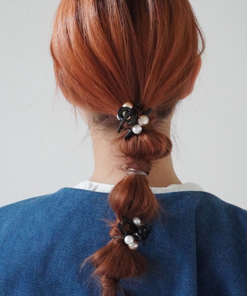 Jelly moo(ジェリームー)の「【 Jelly moo / ジェリームー 】 ブラックカラー ヘアツメ 2点セット / ヘアクリップ / フォーマルアクセ(バレッタ/ヘアクリップ・レディース・ブラック系その他3/ブラック系その他5/ブラック系その他/ブラック/ブラック系その他2/ブラック系その他4・FREE)」の11枚目の写真