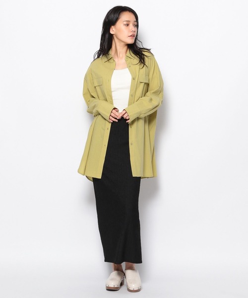 FOREVER 21（フォーエバー トゥエンティーワン）の「【全人類シャツ】ダブルポケットカラーコットンシャツ（シャツ/ブラウス・レディース・ボルドー/グリーン/ブラック/カーキ/シルバー・SMALL/MEDIUM）」の18枚目の写真