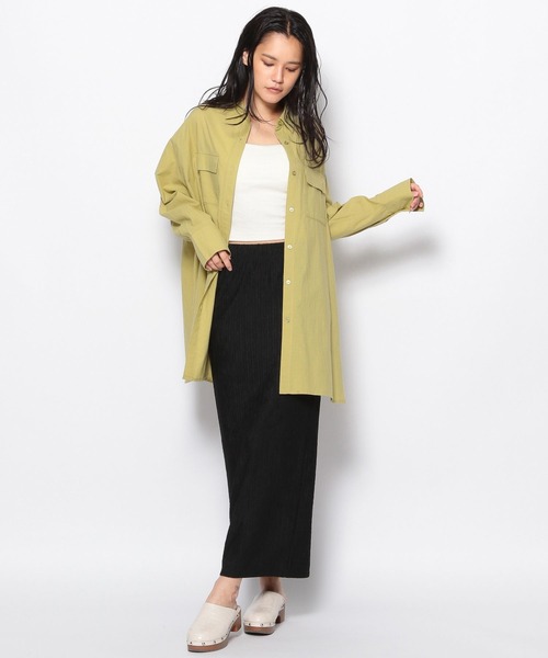 FOREVER 21（フォーエバー トゥエンティーワン）の「【全人類シャツ】ダブルポケットカラーコットンシャツ（シャツ/ブラウス・レディース・ボルドー/グリーン/ブラック/カーキ/シルバー・SMALL/MEDIUM）」の19枚目の写真