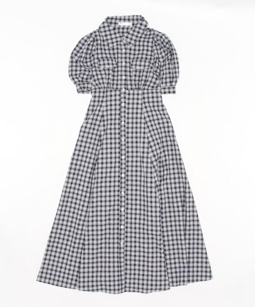 MAJESTIC LEGON（マジェスティックレゴン）の「【WEB限定XSサイズあり】バックレースアップシャツワンピース（シャツワンピース・レディース・アイボリー/ブラック系その他/ベージュ系その他2/ベージュ/ブラック/ブラック系その他2/ブルー系その他4・SMALL/MEDIUM/X-SMALL）」の7枚目の写真