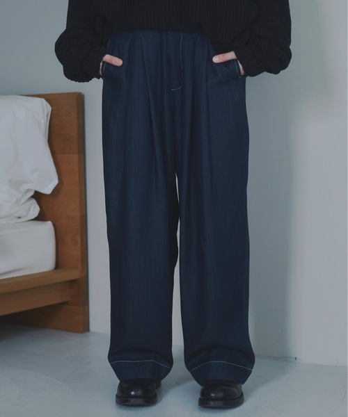 完売  Utusiyo  ウツシヨ  ワイドスラックス  wide slacks Utusiyo（ウツシヨ）の「wide pants 心（スラックス）」 - WEAR