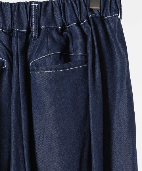 Utusiyo（ウツシヨ）の「denim wide slacks 染（デニムパンツ