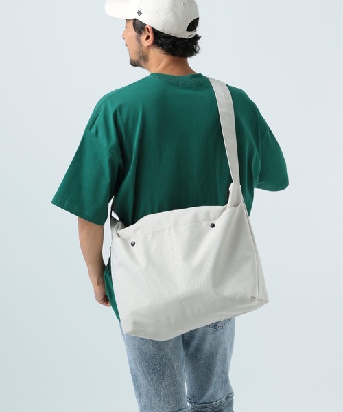 BAYFLOW（ベイフロー）の「ダブルフェイスビッグショルダーバッグ（ショルダーバッグ・メンズ・ブラック/グレー・FREE）」の7枚目の写真