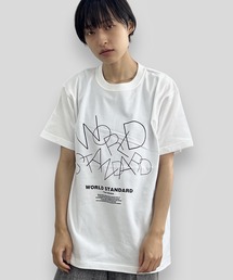 WORLD STANDARD/ワールドスタンダード ロゴプリント 半袖Tシャツ WSHT-040