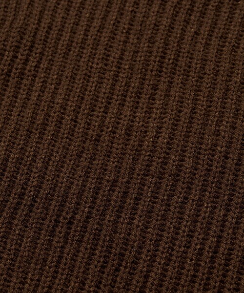 FREAK'S STORE（フリークスストア）の「限定展開 ビッグシルエット 畦編み ハーフジップ ニットベスト/プルオーバー/レイヤード（ベスト・メンズ・ブラウン/ネイビー/ブラック/オリーブ・SMALL/MEDIUM/LARGE）」の10枚目の写真