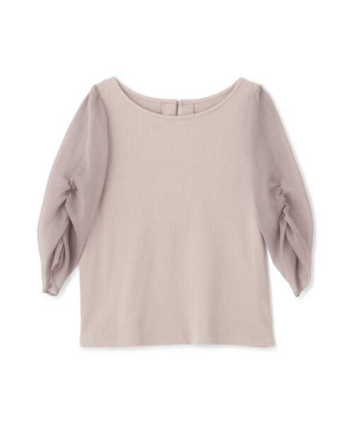 PROPORTION BODY DRESSING(プロポーションボディドレッシング)の「シアースリーブテレコ / 1213260802(Tシャツ/カットソー・レディース・ブラック/オフホワイト/グレー・SMALL/MEDIUM)」の12枚目の写真
